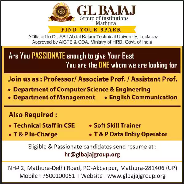 career gl bajaj